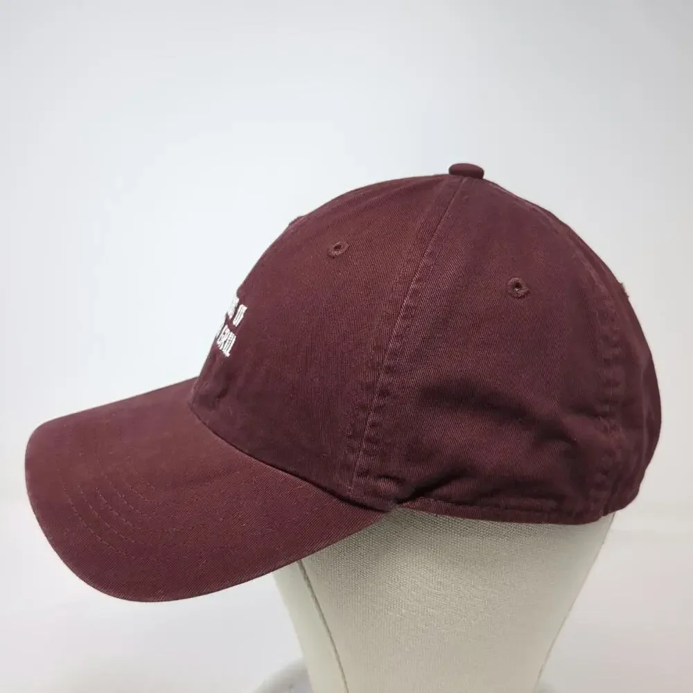 Wembley Baseball Cap Red One Size King Of The Grill Cotton Adjustable Dad Hat